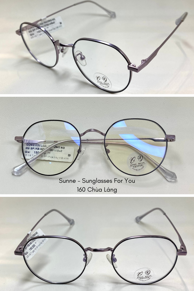 Gọng kính kim loại mới nhất tại Sunne - Sunglasses For You