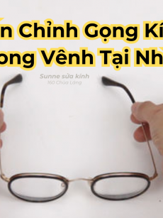 Có nên tự nắn chỉnh gọng kính cong vênh tại nhà?