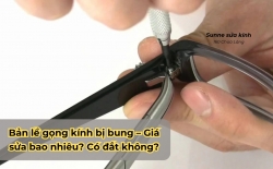 Bản lề gọng kính bị bung – Giá sửa bao nhiêu? Có đắt không?
