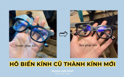 Biến hình Gọng kính CŨ thành MỚI: Đánh Bóng Gọng Kính