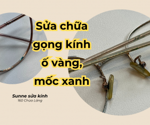 Hạn chế gọng kính kim loại bị ố vàng, mốc xanh